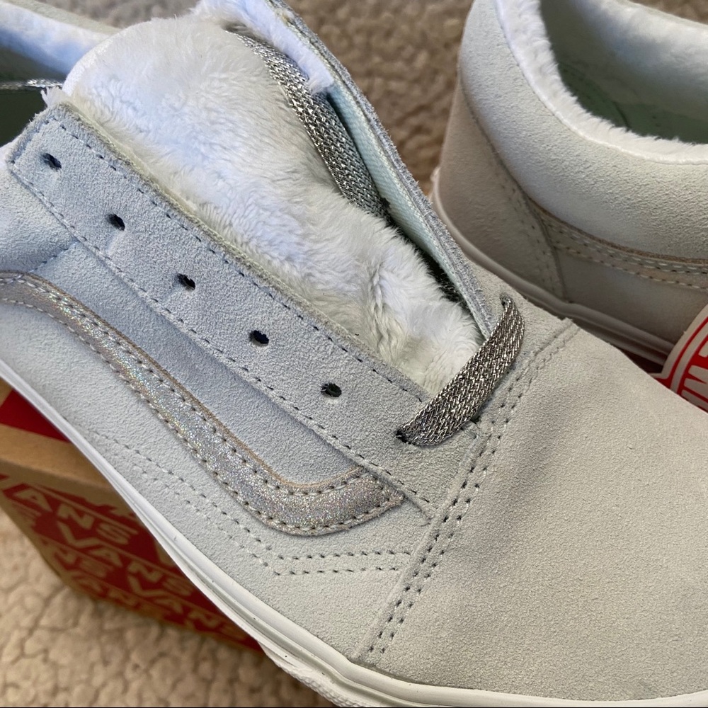 NWT Vans Old School Faux Shearling Lined Sneakers - Picture 5 of 10